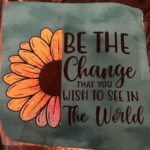 Inspirational Floral sweat cloth